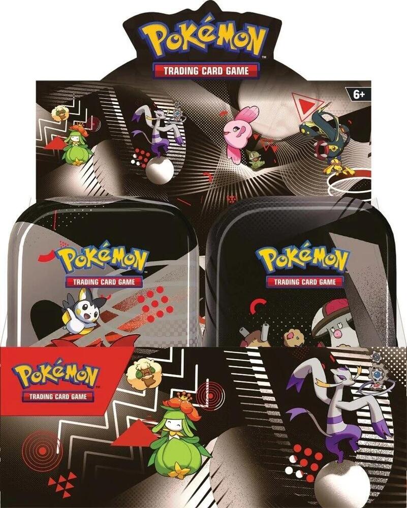 UNOVA MINI TIN Display - Black bolt & White Flare