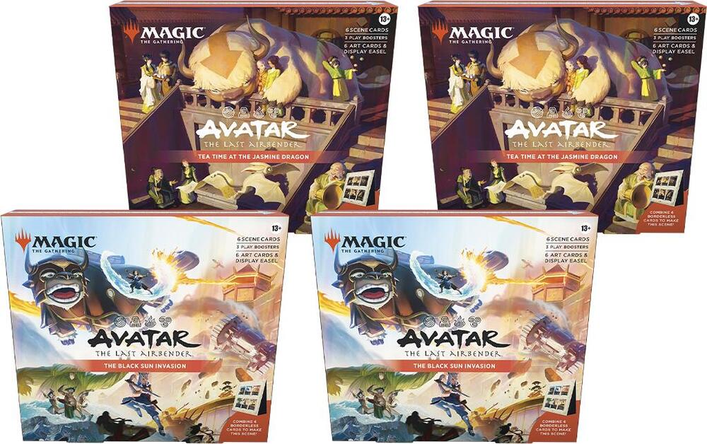 MTG: Avatar the Last Airbender Scene Box Display (4 Boxes) (PREORDER)