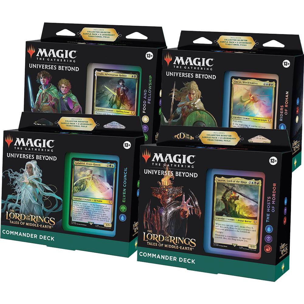 MTG: The Lord of the Rings: Tales of Middle-earth Commander Decks [Set of 4]