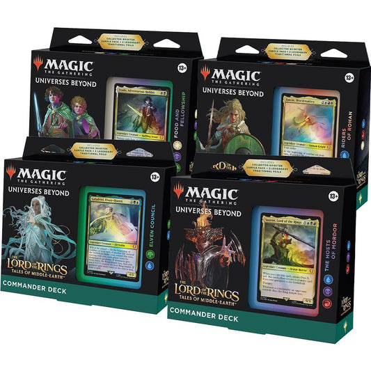 MTG: The Lord of the Rings: Tales of Middle-earth Commander Decks [Set of 4]