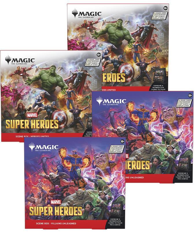 MTG: Marvel Super Heroes Scene Box Case (PREORDER)