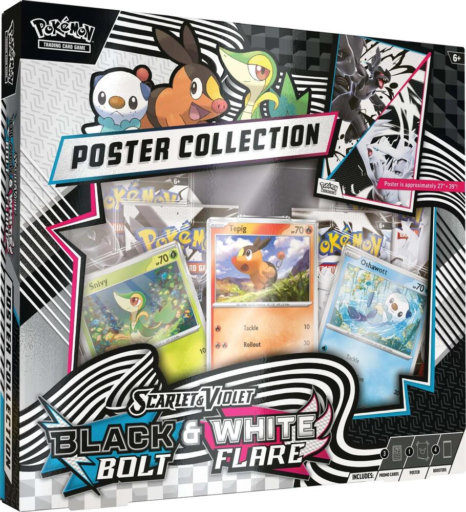 Unova Poster Collection - Black Bolt & White Flare